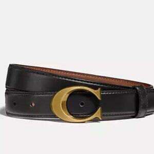 Reversible Signature Buckle Belt, 25 Mm black/brown/gold